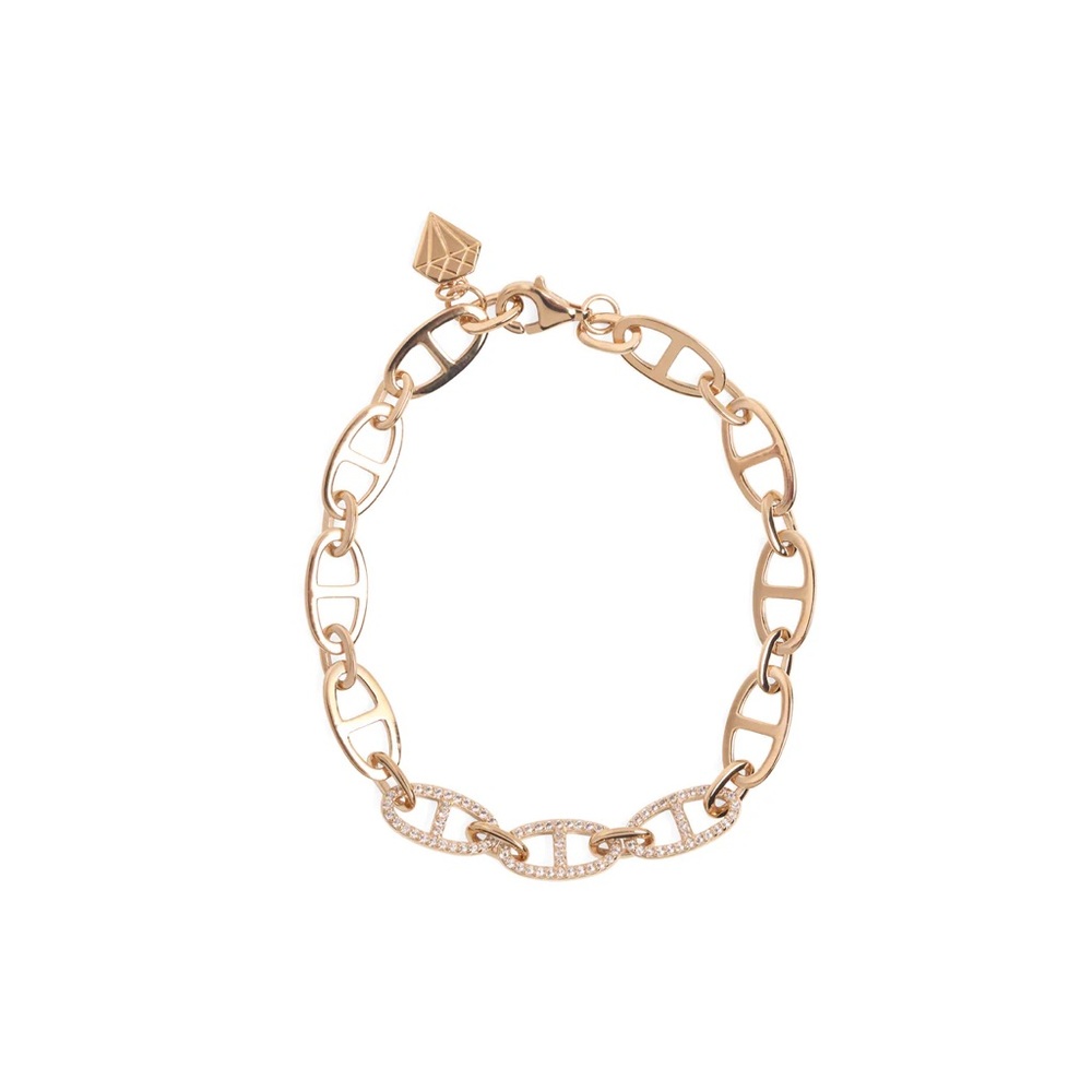 NWT Wanderlust + Co Multi Link Anchor Chain Bracelet